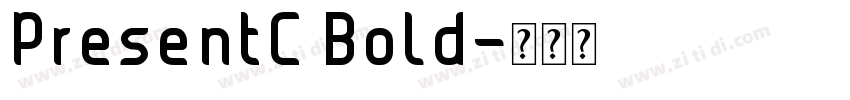 PresentC Bold字体转换